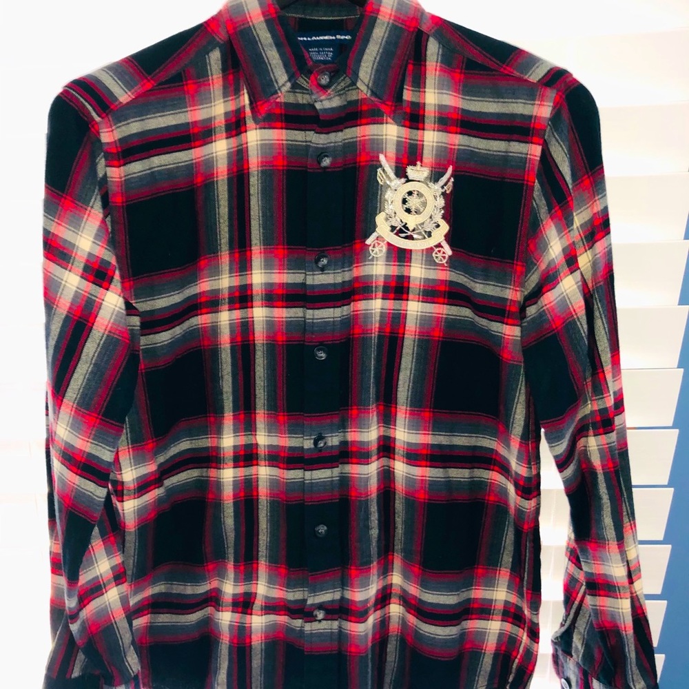 Ralph Lauren Sport Beaded Crest Shirt